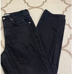 Blk DNM black JEANS 55 USED BLACK, iconic straight, size 31x29, MSRP $210